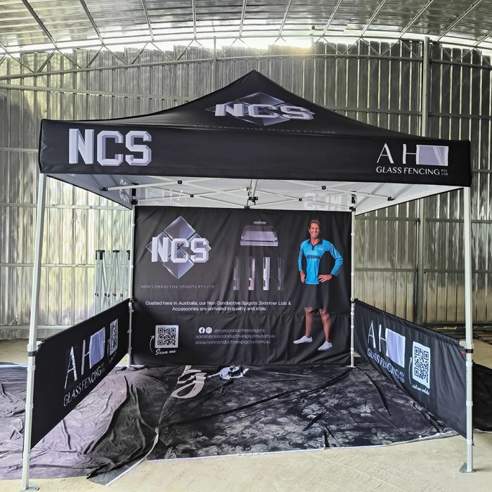 40mm 텍스트 텐트 프레임