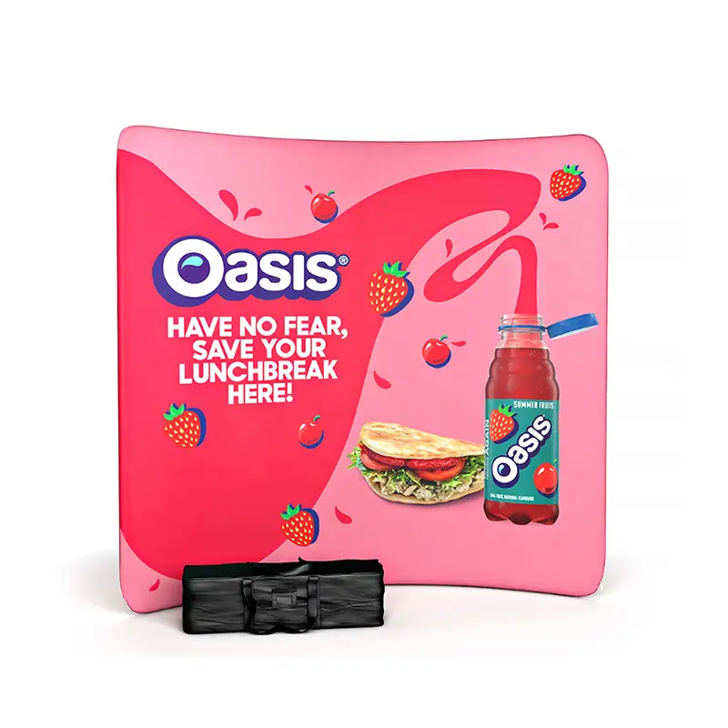 곡선 배경 프레임